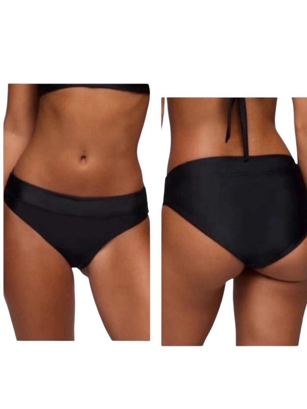 NWT PrAna Black XL Ramba Bikini Bottoms Swimwear